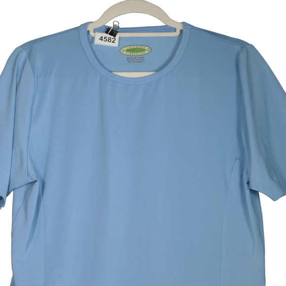 Colorado Timberline Performance Top Womens Large Blue T Shirt Tee Active - Picture 2 of 7